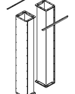 Extension 0.5m excl. belt SK50 bucket elevator M&M